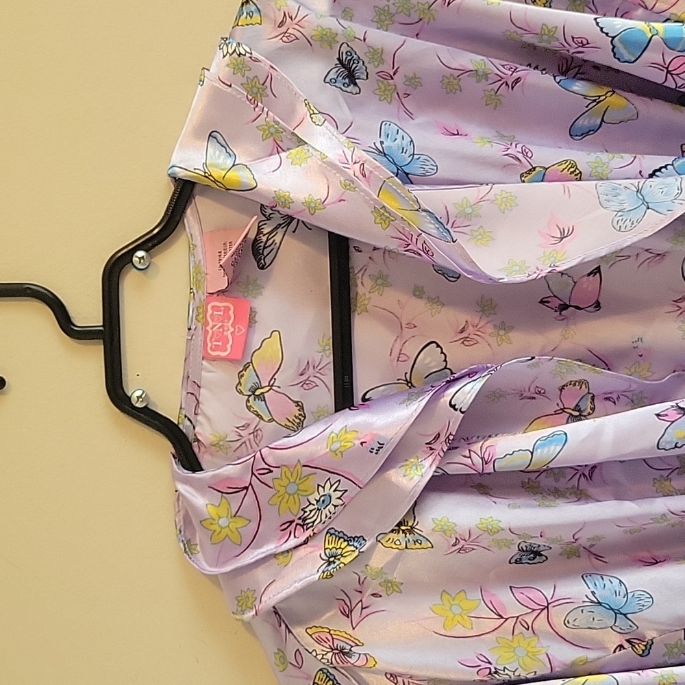 Vintage Butterfly Print Robe - Picture 4 of 7